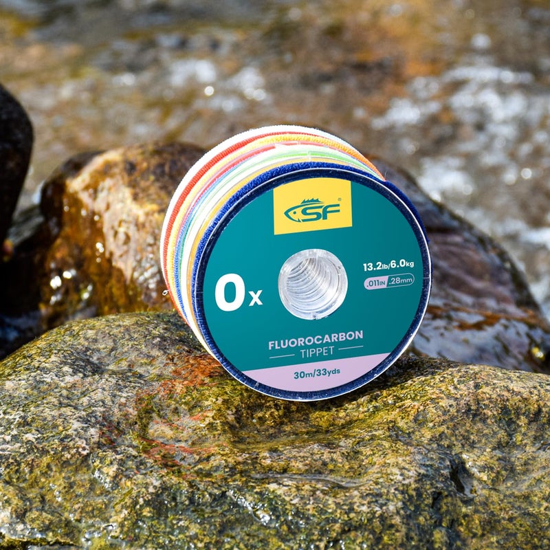 SF Clear Fluorocarbon Fly Fishing Tippet Material Line Leaders and Tippet Tenkara 30M 6X 1PCS - Image 5
